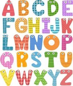 Letras Decoradas Educação Infantil