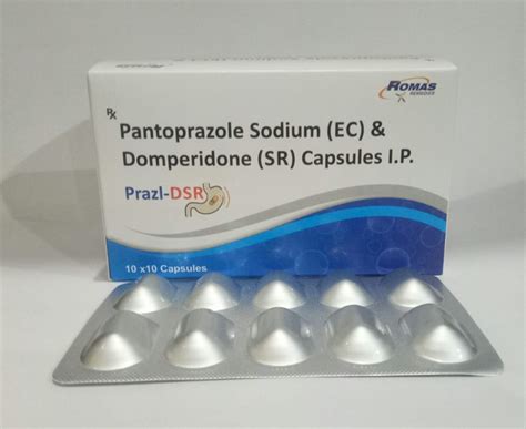 Enteric Coated Pantoprazole Sodium Domperidone Sustained Release