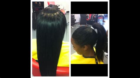 Braidless Sew In Or Microlink Weave Atlanta Flattest Weave 678 754