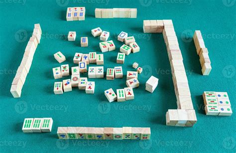 above view of gameboard of mahjong game 10831583 Stock Photo at Vecteezy