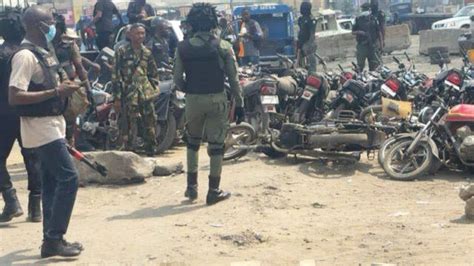 Lagos Task Force Impounds Motorcycles In Single Sweep Nigeria