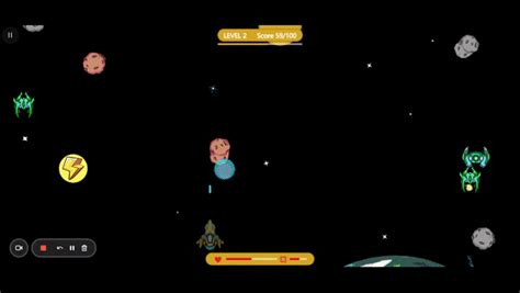 A Space Shooter Game On The Web With C Wasm And Uno Platform