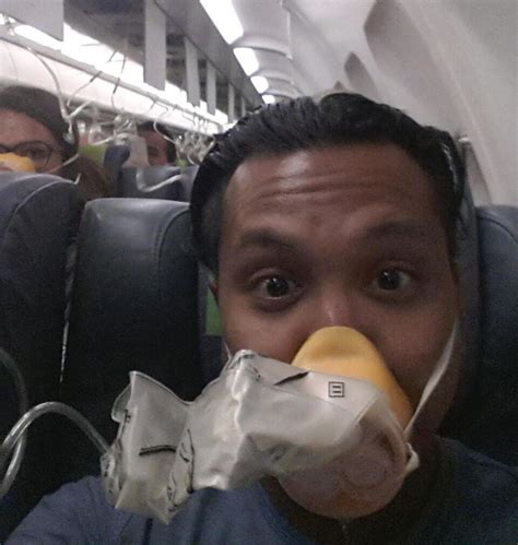 'Worst Flight of My Life': Passenger Posts Oxygen-Mask Selfie