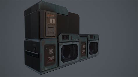 ArtStation - Cyberpunk Generator Part | Game Assets