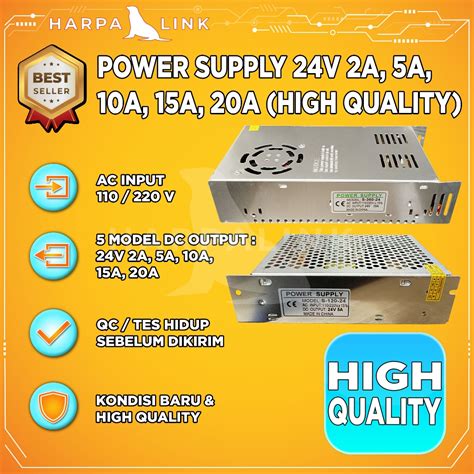 Jual Switching Power Supply PSU 24V 15A High Quality Power Supply 24V