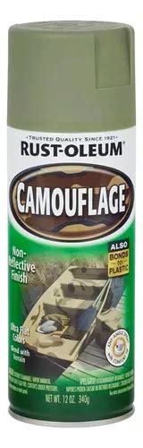 Pintura Aerosol Rust Oleum Camouflage Colores 340g Color Verde Militar