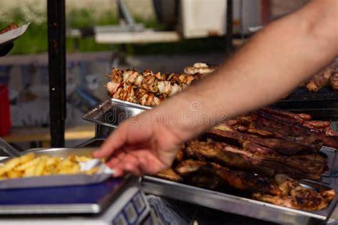 Street Food Festival Alba Iulia Stock Photo Image Of Cooked Cookery