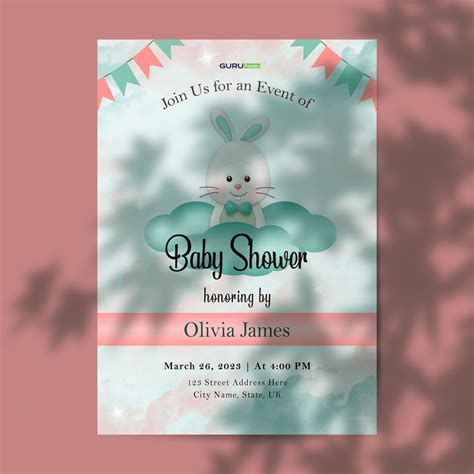 Baby Shower Flyer Templates Guru Printables