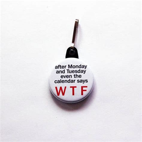 WTF Zipper Pull Funny Saying Zipper Pull Zipper Pull WTF - Etsy