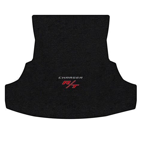 Lloyd Charger Velourtex Trunk Mat With Silver And Red R T Logo Black