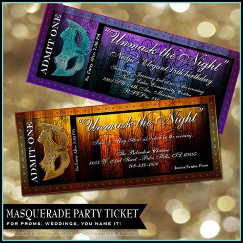 Hollywood Prom Ticket Template Templates-1 : Resume Examples