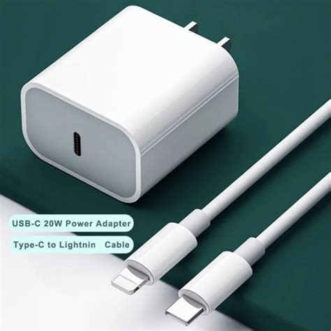 Para iPhone 11 12 Pro Cubo Carga Rápida Adaptador Tipo C 20w Envío gratis