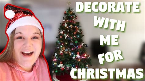 Decorate With Me For Christmas 2019 Vlogmas Day 1 Youtube