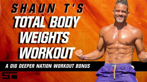 Shaun T Dig Deeper Nation Total Body Weights Youtube