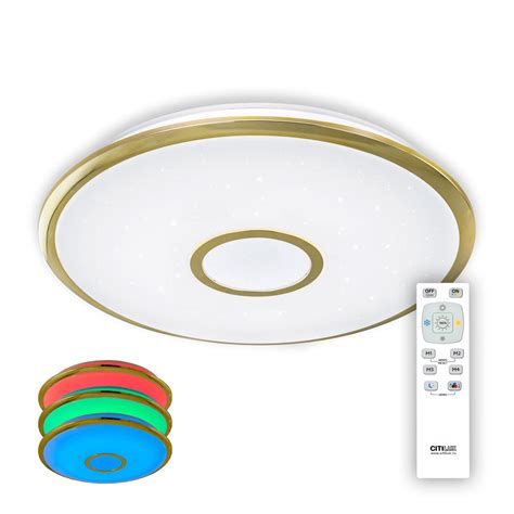 Купить Citilux Старлайт CL70362RGB LED Люстра с пультом Золото