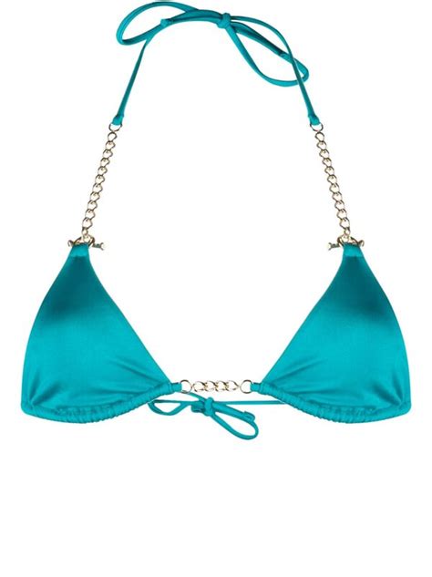 Agent Provocateur Antronella Bikini Top Blue Editorialist