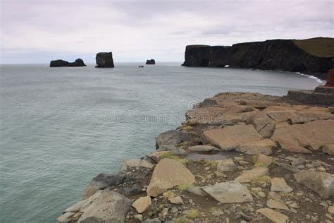 Icelandic coast stock image. Image of beach, black, ocean - 62602159