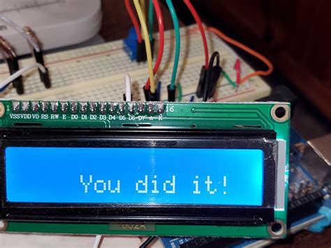 Lcd1602 Scrolling Display With I2c Communication Arduino Project Hub