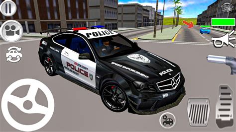 Mercedes Benz C63 AMG Polis Arabası Oyunu Police Hot Pursuit 5