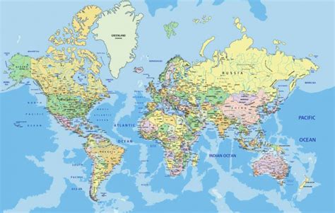 Mapa Físico Del Mundo | Mapa