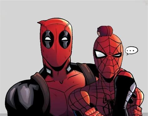 Pin By Ash Simone On Marvelous Deadpool X Spiderman Spiderman Comic Deadpool And Spiderman