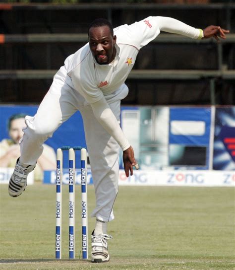 Hamilton Masakadza In His Delivery Stride ESPNcricinfo