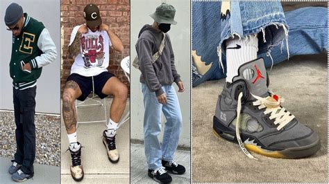 OFF White Air Jordan 5 Outfit Ideas How To Style Air Jordan 5 Off