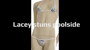 Lacey Poolside G String Lingerie Bikini With Opaque Lining XVIDEOS