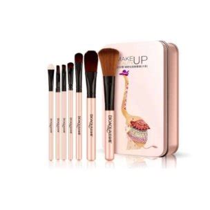 Bioaqua Makeup Brush Kit Pcs Purple Peacock Set Shopee Mall Sri