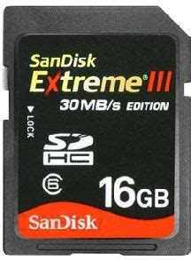 Karta Pami Ci Do Aparatu Sandisk Extreme Iii Sdhc Gb Class Sdsdrx