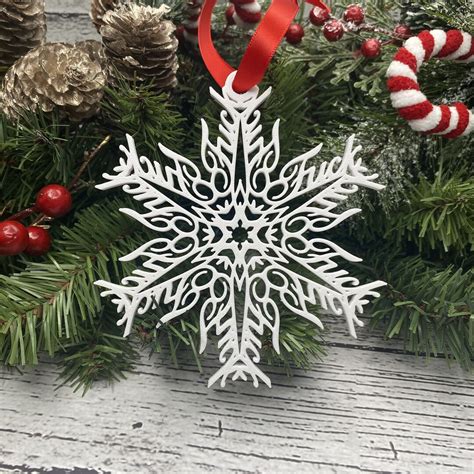 Fuck Flake Ornament Funny Snowflake Custom Christmas Holiday Decor Etsy