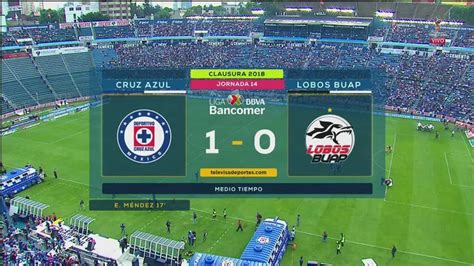 Primer Tiempo Cruz Azul Vs Lobos Buap Liga Mx Tudn M S Deportes Tudn