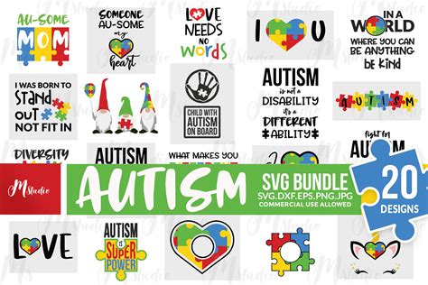 Autism SVG Bundle By MStudio TheHungryJPEG