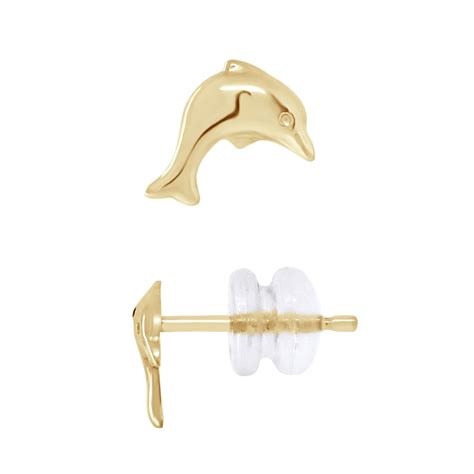 Boucles D Oreilles DAUPHIN Or Jaune KIDLOVE PAR STELLA MATY