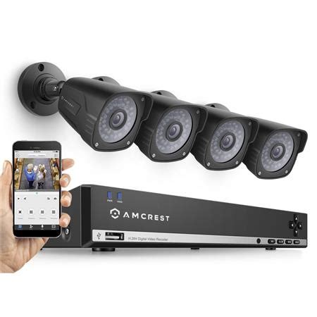 Amcrest Ultrahd Mp Channel Video Security System With Dvr X Ip