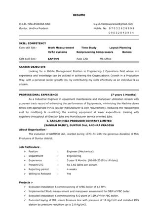 Resume Me PDF