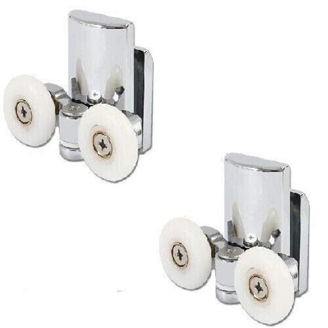 Pack Of 4 X Top Bottom Shower Door Rollersrunnerswheels 23mm 6mm Glass Ebay