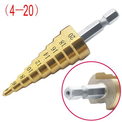 Mm Large Hss Steel Step Cone Drill Countersink Titanium Bit