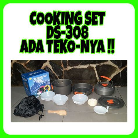 Jual Cooking Set DS308 Nesting DS 308 Alat Masak Camping DS 308 Murah