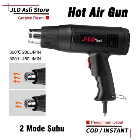 Jual Jld W Heat Gun Mode Hot Air Gun Pistol Angin Panas Senapan Panas Mesin Pemanas J