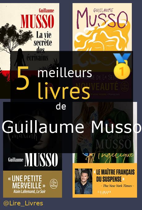 Les Meilleurs Livres De Guillaume Musso Comparatif