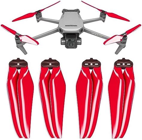 Hélices Master Airscrew Stealth para DJI Mavic 3 Rojo 4 piezas