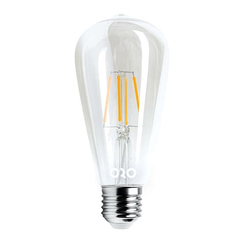 Żarówka ozdobna retro LED E27 8W barwa ciepła ORO E27 ST64 FL CLARO 8W