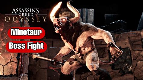 Assassin S Creed Odyssey Minotaur Boss Fight Ray Tracing Rtx On Stealth Kill How To Kill