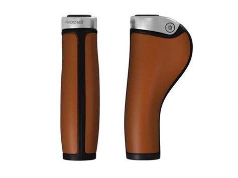 Brooks Ergon Gp Leather Handlebar Grips Honey