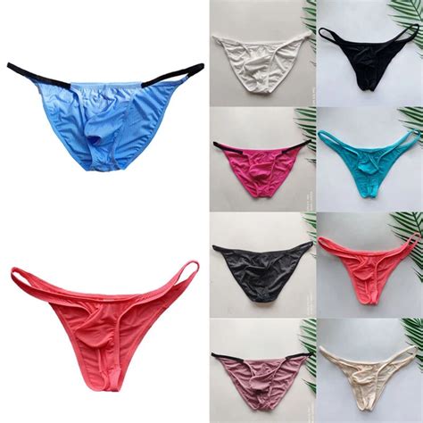 Hommes G String Sexy Bikini Culotte Slip Pochette String Slip Soli