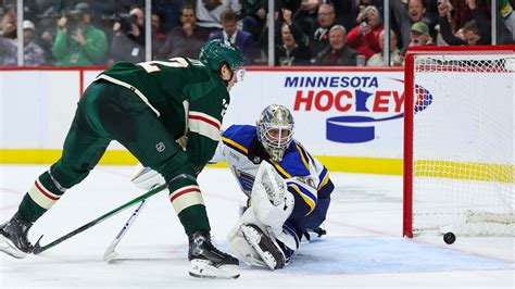 Wild beat Blues 3-1 to end seven-game slide | ksdk.com