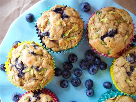 Blueberry Zucchini Muffins Cooking Ala Mel