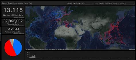 Maps of shipwrecks - Vivid Maps