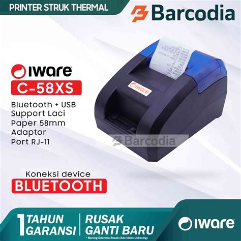 Jual Iware Printer Bluetooth Kasir C58XS Printer Iware 58mm Printer